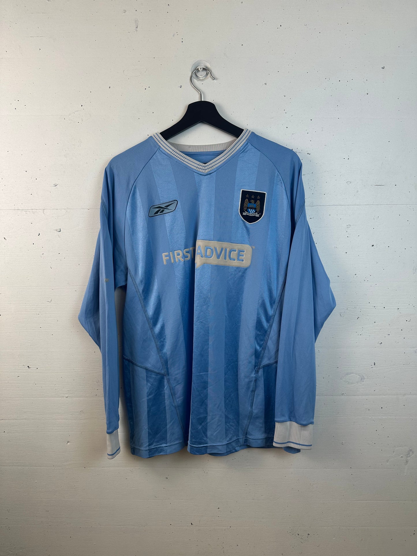 MANCHESTER CITY 2003/04 ANELKA HOME KIT (M)