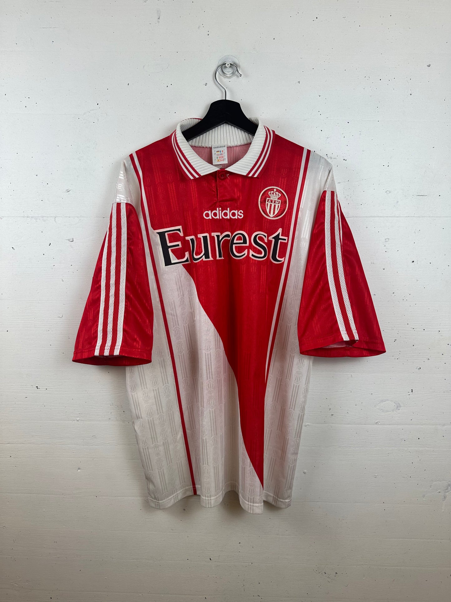 AS MONACO 1996/97 HOME KIT (L)