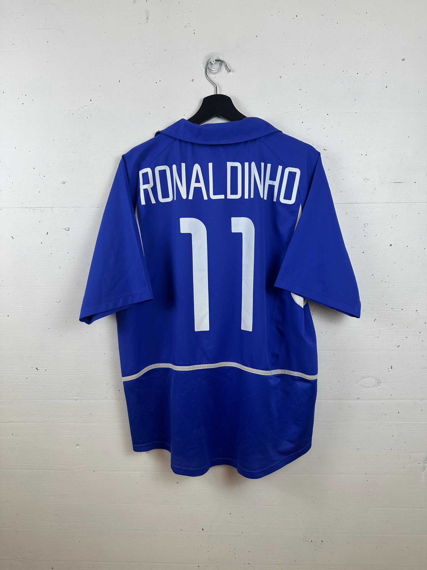 BRASILIEN 2002 RONALDINHO AWAY KIT (L)