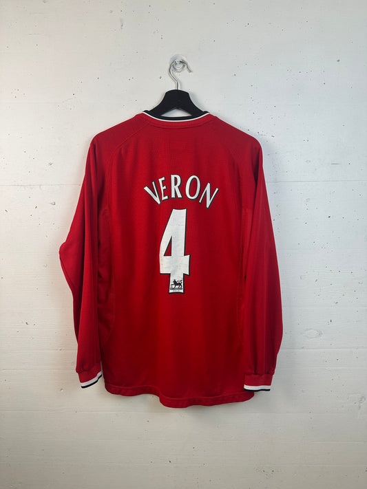 MANCHESTER UNITED 2001/02 VERON HOME KIT (M)