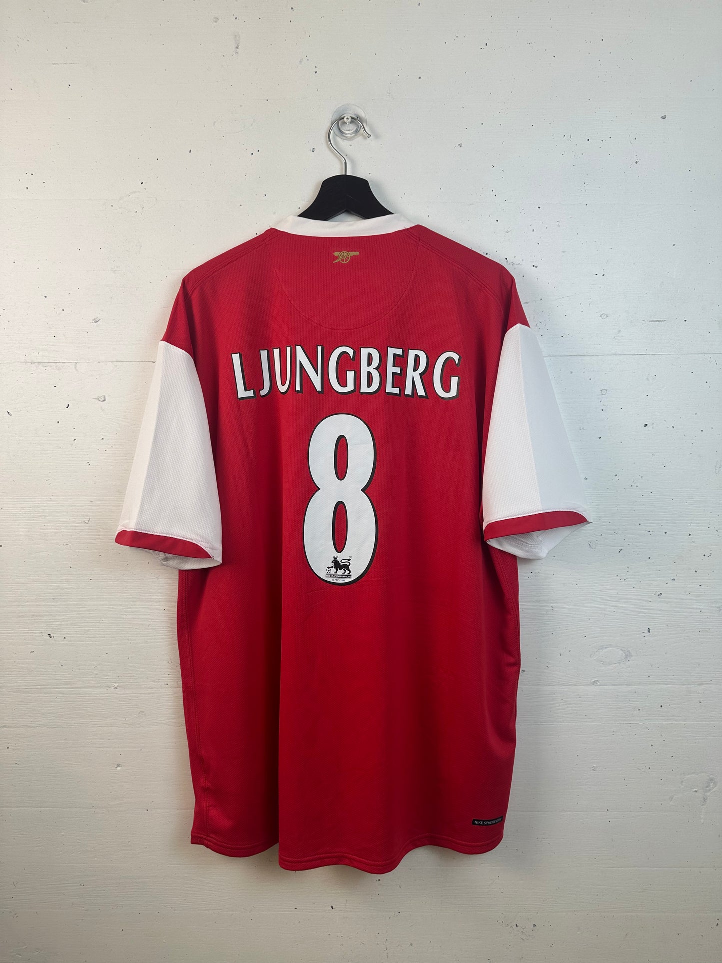 ARSENAL LONDON 2006/07 LJUNGBERG HOME KIT (XXL)