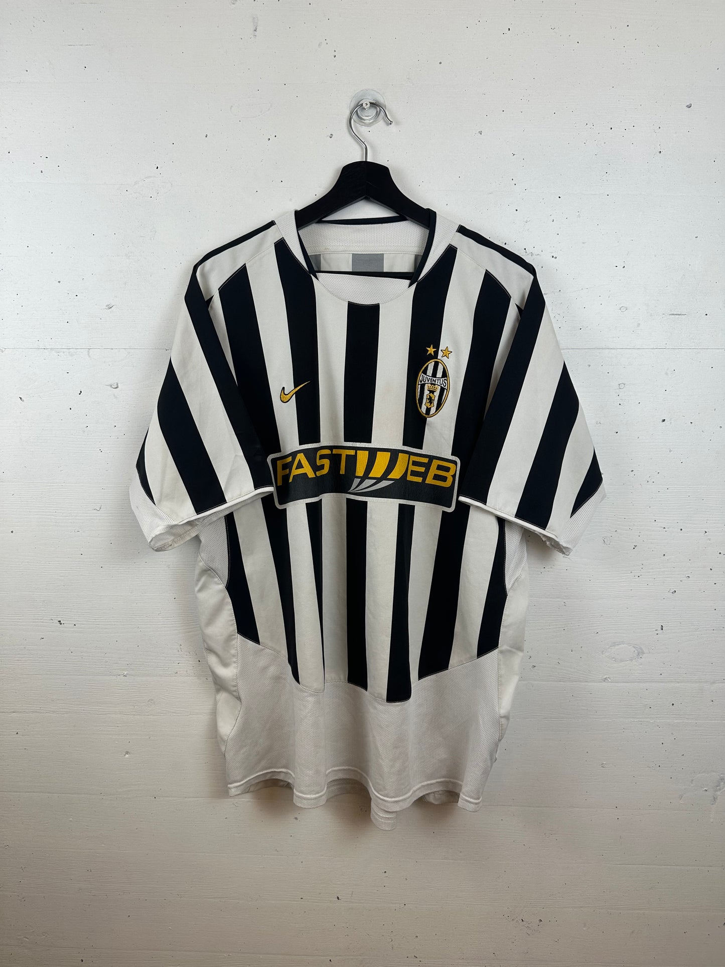 JUVENTUS TURIN 2003/04 DEL PIERO HOME KIT (L)