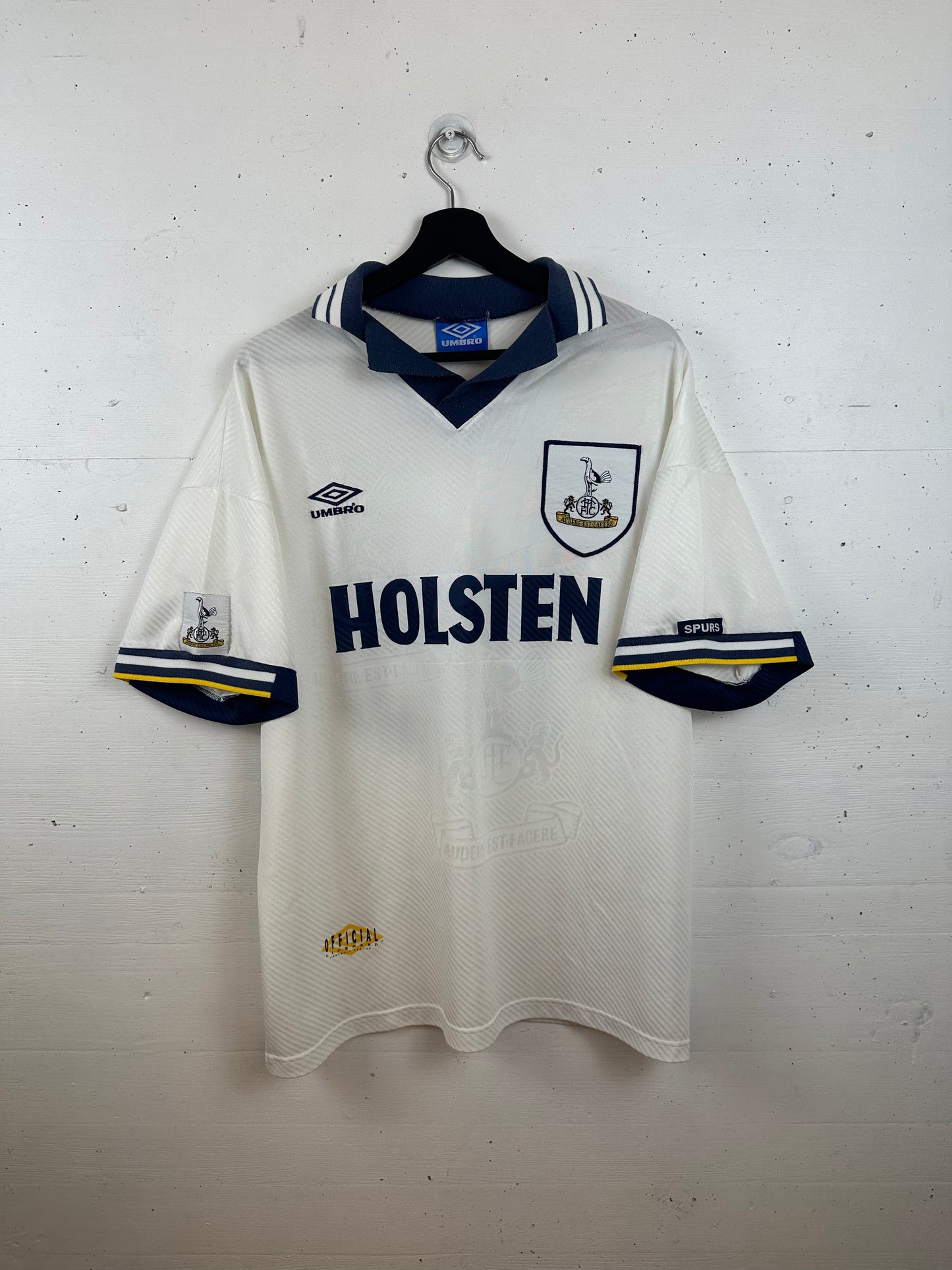 TOTTENHAM HOTSPUR 1994/95 KLINSMANN HOME KIT (L)