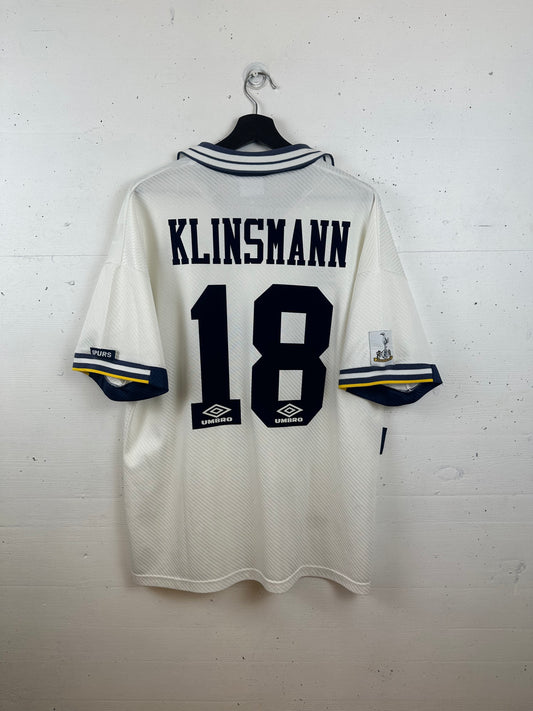 TOTTENHAM HOTSPUR 1994/95 KLINSMANN HOME KIT (L)