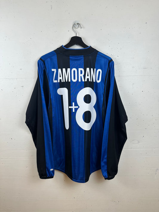 INTER MAILAND 2000/01 ZAMORANO (1+8) HOME KIT (L)