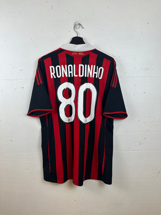 AC MILAN 2009/10 RONALDINHO HOME KIT (L)